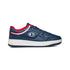 Sneakers blu con dettagli rossi e bianchi Champion Rebound Low B Gs, Brand, SKU s352500018, Immagine 0